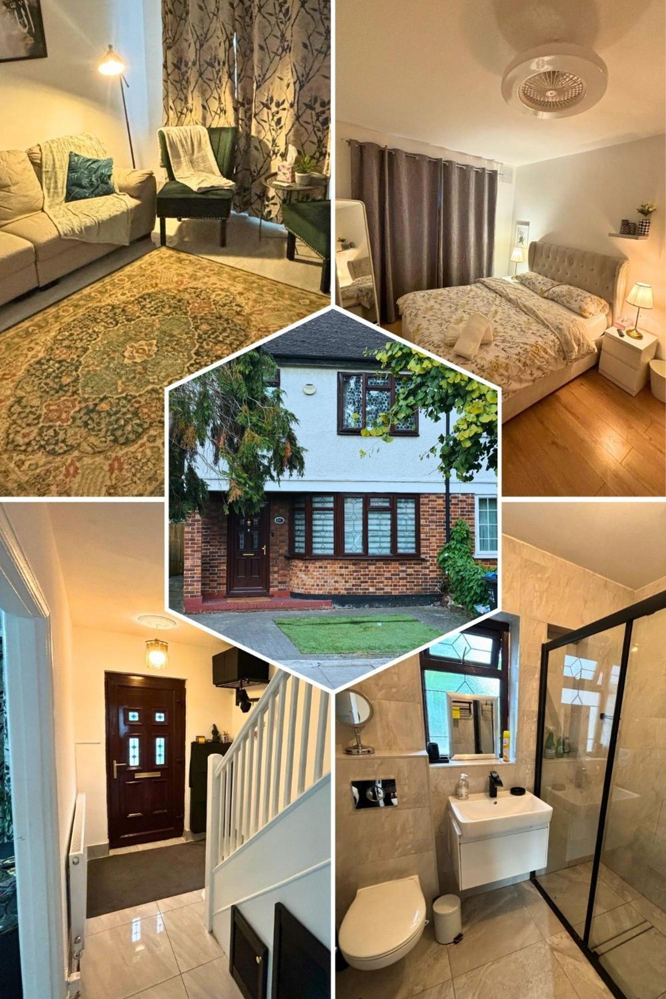 Charming And Cosy London Home, Garden, Parking & Family Fun Mitcham Bagian luar foto